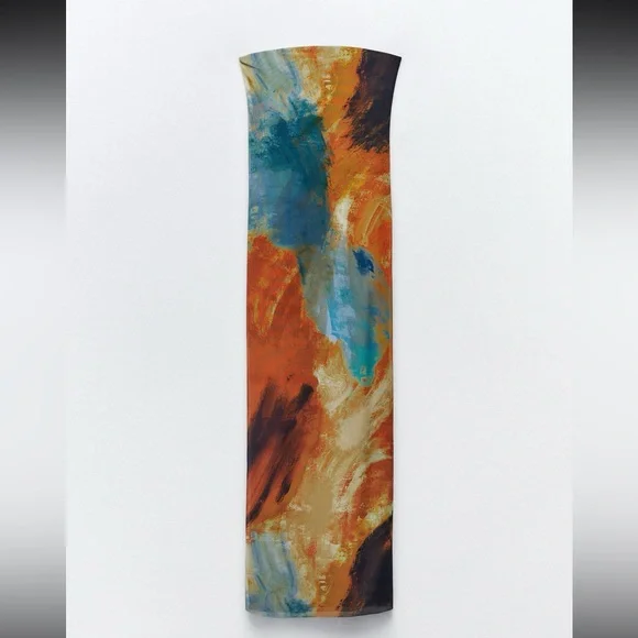 Zara Strapless Printed Fitted Dress - Picture 2 of 6